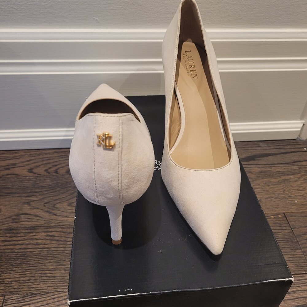 Ralph Lauren Suede Heels